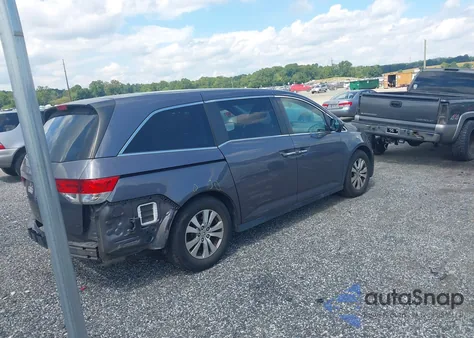 2015 Honda Odyssey Ex z USA, uszkodzony, nr VIN 5FNRL5H46FB033923